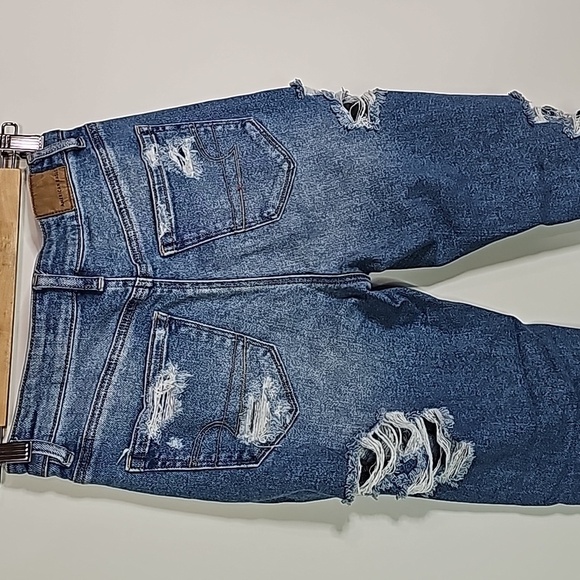 American Eagle size 0 stretch high rise mom jeans - Picture 4 of 8
